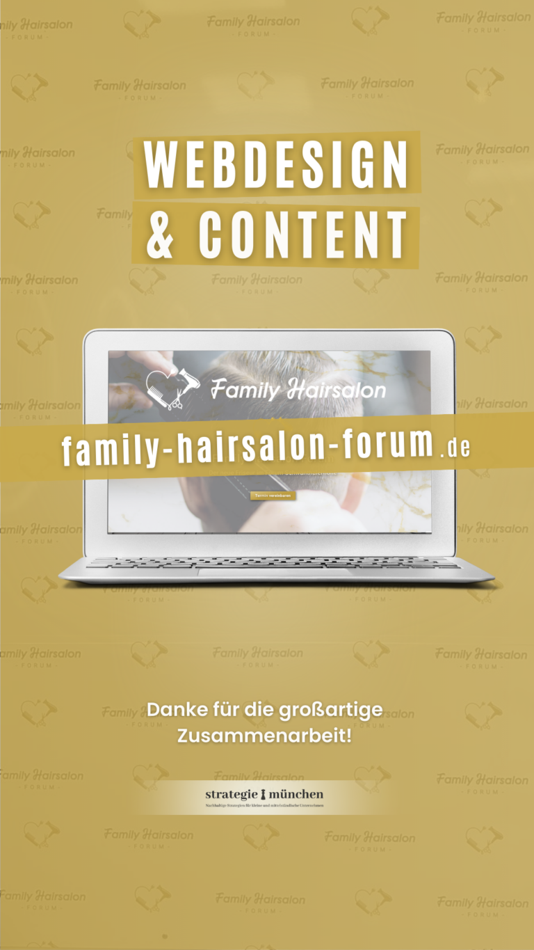 strategie münchen - webdesign - family hairsalon forum