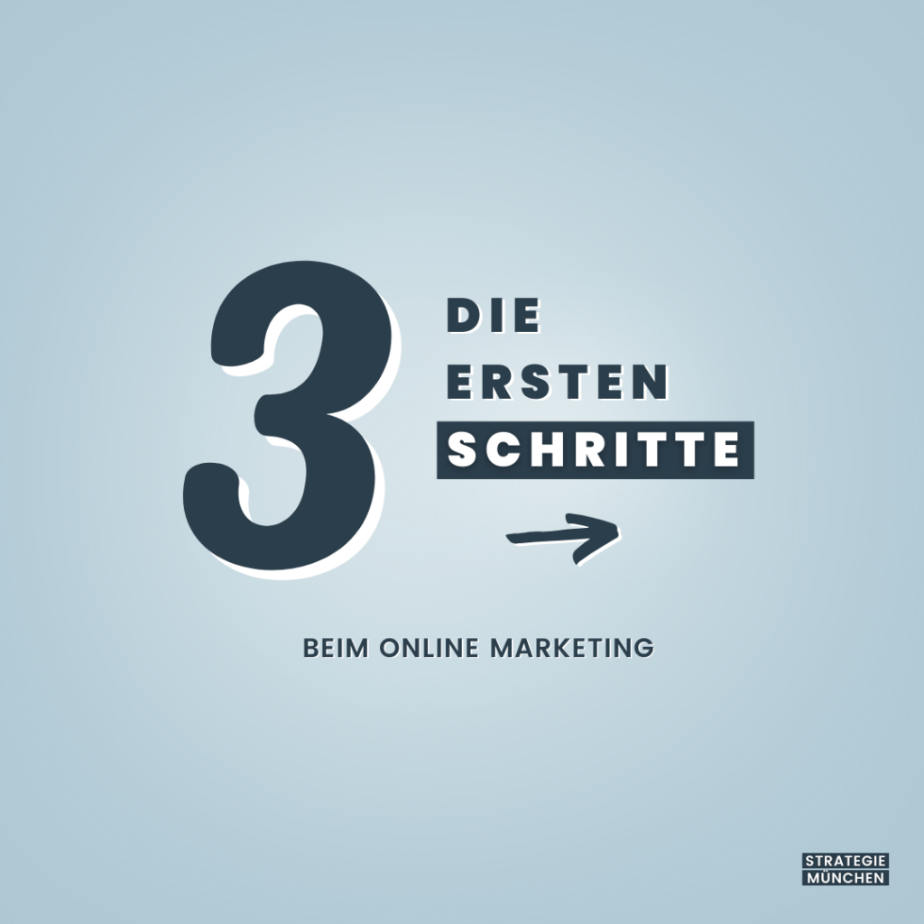 Erste Schritte Onlinemarketing