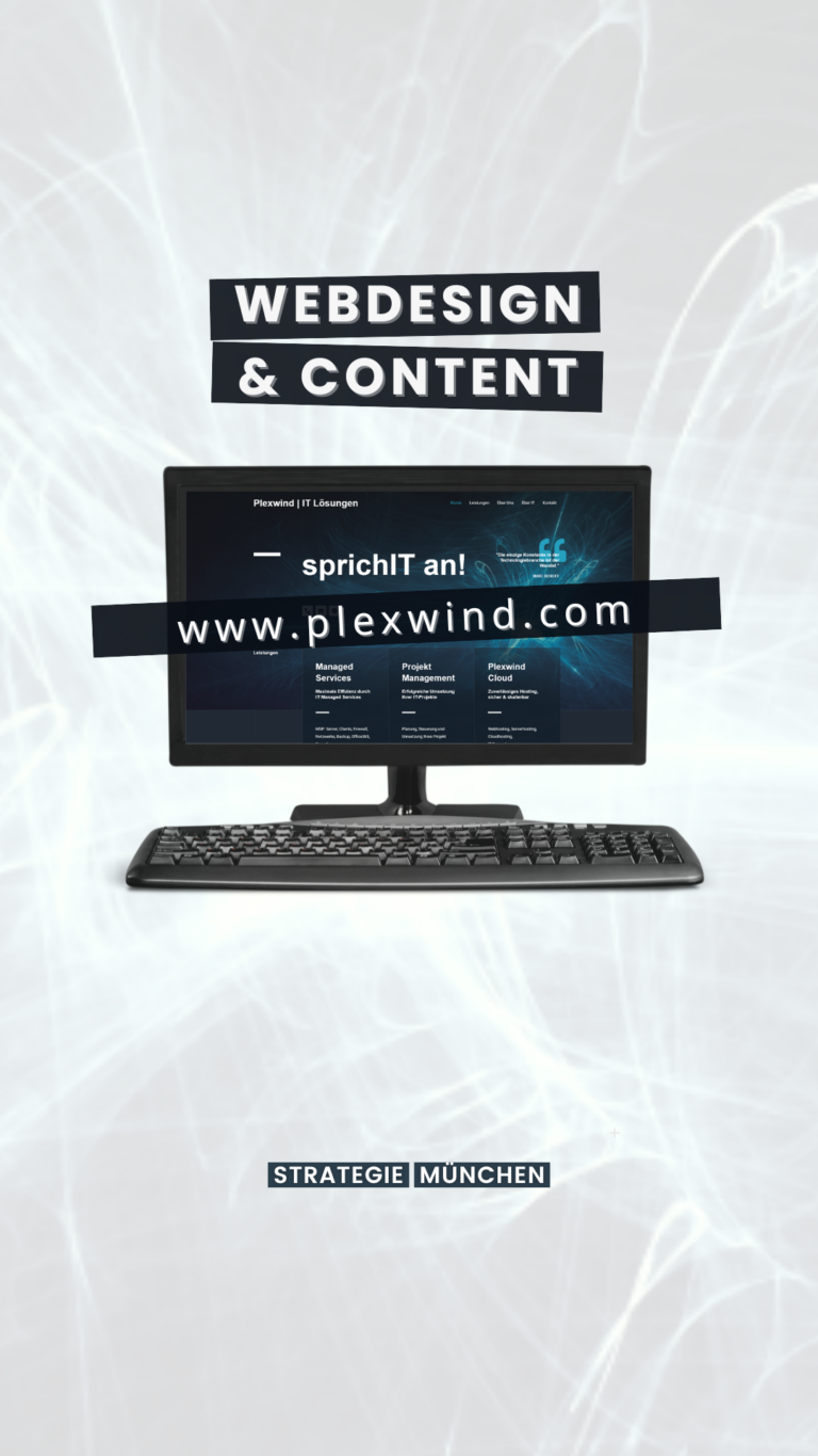 strategie münchen - projekte - plexwind webdesign