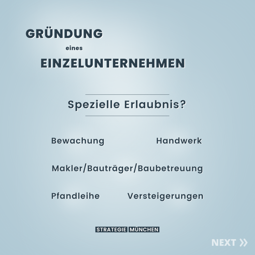 strategie münchen - Wie macht man sich "Selbständig"?